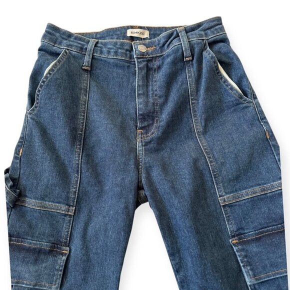 Simkhai Blue Damen Farbe Denim Cotton Jeans, Size 26, New with tag - Picture 10 of 16